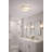 10" Brushed Nickel Integrated LED Flush Mount Ceiling Fixture-947419358