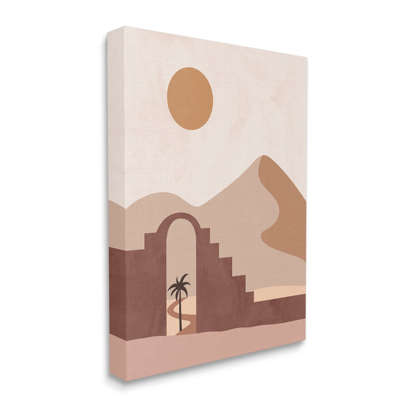 Dune de sable géante déserte, Plaque murale, H 24 po x l 24 po x P 1,5 po