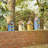 Strader Distressed Solid Wood Cottage Decorative Outdoor Garden Birdhouse with 3D Tree-1021354281