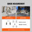 Wheel Alignment Tool,Toe Alignment Toe Plates, Stainless Steel Wheel Alignment Tool Plate, Toe Angle Accurate Measurement, Includes 2 Measuring Tapes & Conversion Chart