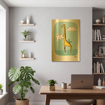 " Wild About You Giraffe " by Melissa Averinos Print
