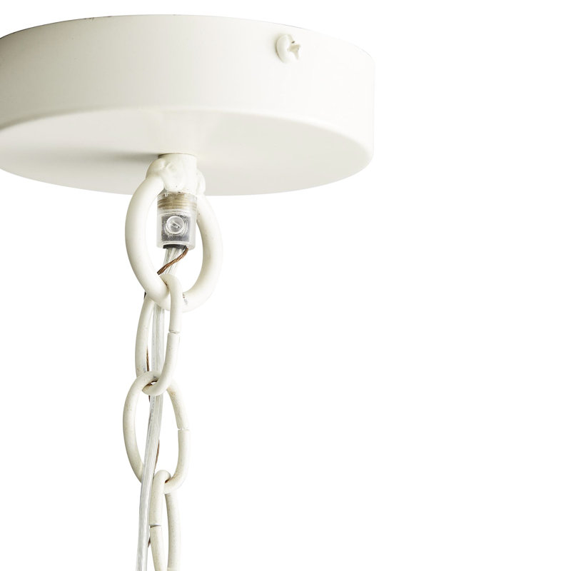 Tilda Chandelier, Whitewash Stained Wood, 30" H x 21" W x 21" D