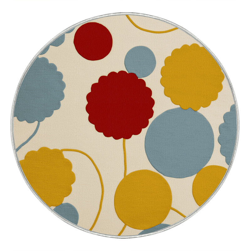 Breezy Vibe Rug, Round 3'