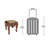 Lord Raffles Accent Stool
