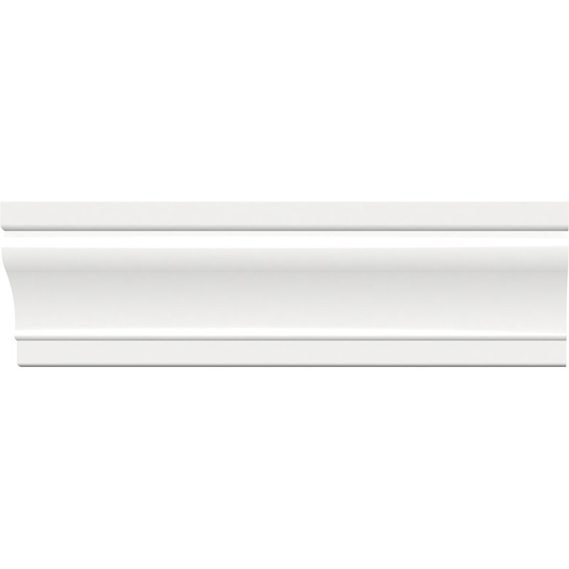 Moulure en pvc 3 disques h 2 po x l 96 po x p 5/8 po