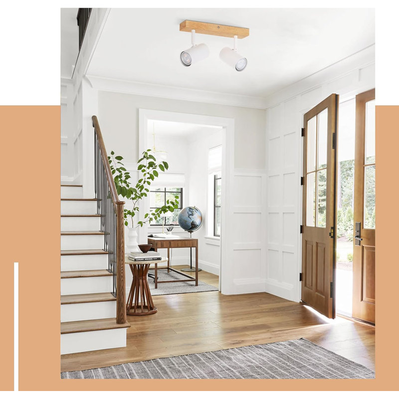 Wood Wallchiere, Stainless Stee