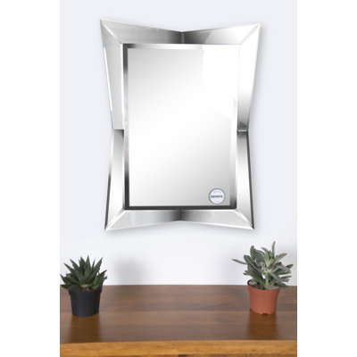 Miroir mural moderne et contemporain biseauté