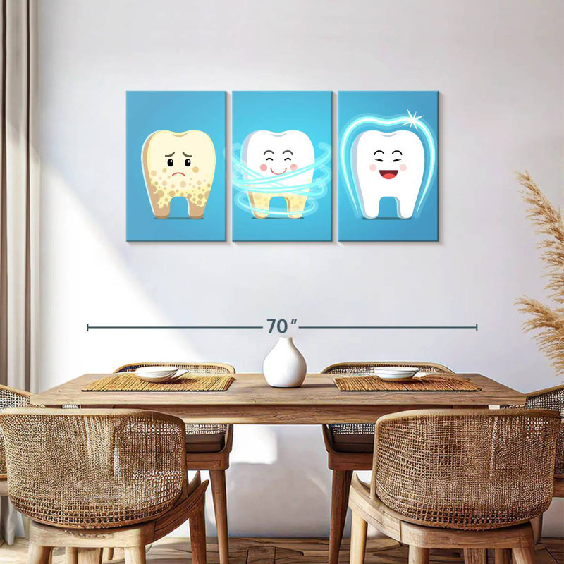 'Teeth Care, 27" H x 56" W