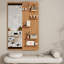 Miroir pleine grandeur rectangulaire en bois massif-307013217