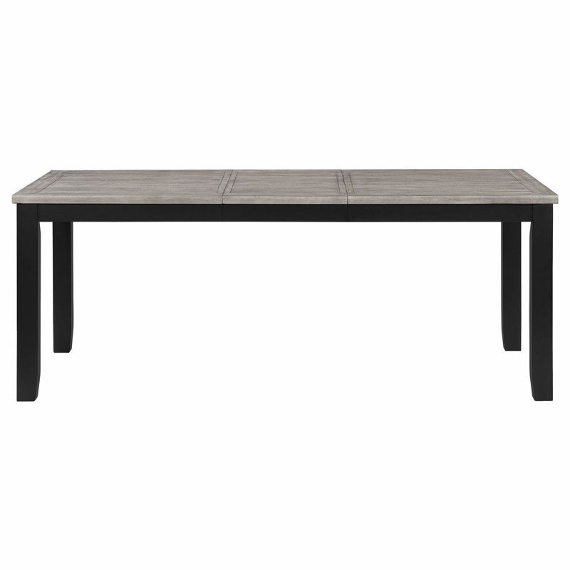 Rectangular Dining Table with Extension Leaf