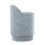 Tabouret de coiffeuse 18 "avec pivot en tissu bleu clair-336842960
