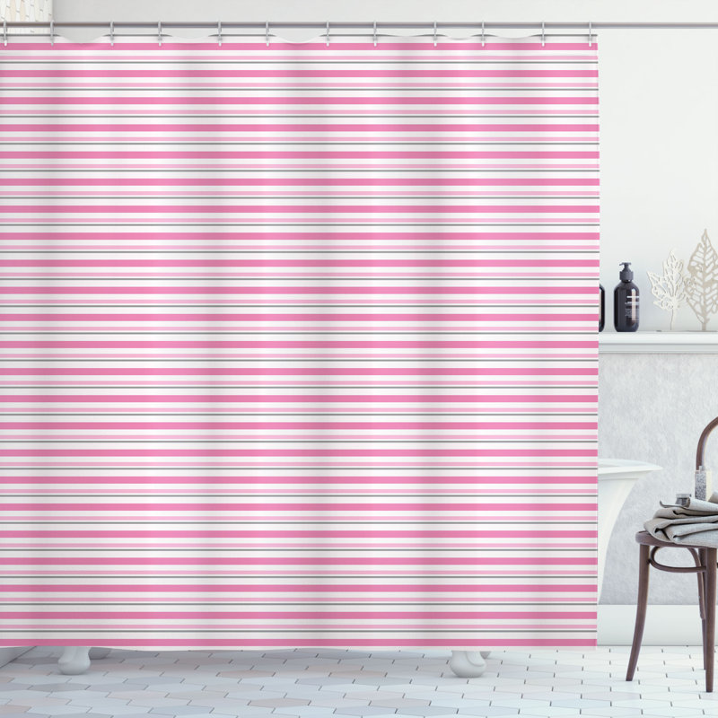 Shower Curtain with Hooks Included, 75"H x 69"W