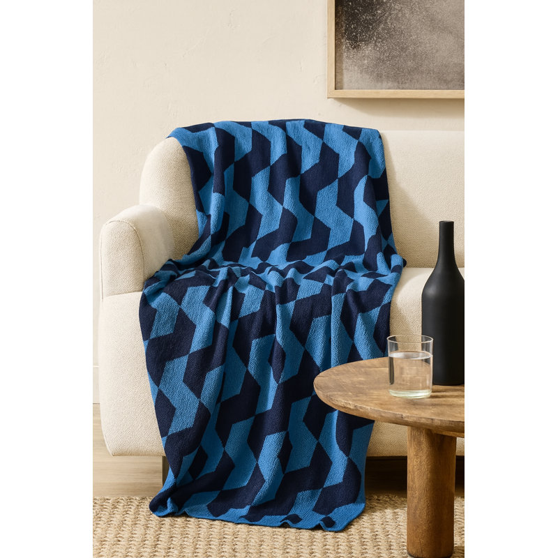 Lorie Zagg Throw, Blue