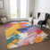 Machine Washable Indoor/Outdoor Claudian ACN1512 Gold Rug