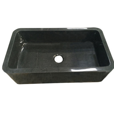 Acantha 33 " L Single Bowl Engineered Stone Kitchen Sink