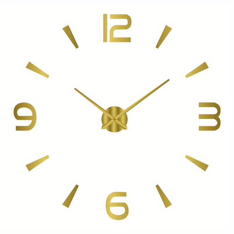 Moniesha Wall Clock, Golden
