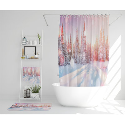 Nerik Polyester Shower Curtain Set