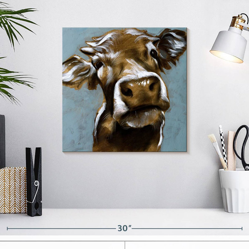 Brampt Cow Kisses I, H 16 po x l 16 po