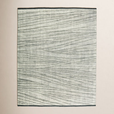 Westergard Handmade Wool Gray Rug