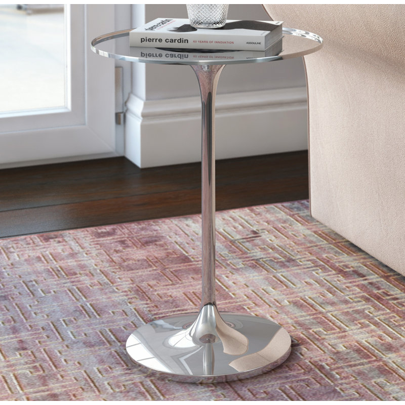 Haltwhistle Tray Top End Table, Silver