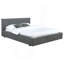 Lit plateforme tapissier Weselyn