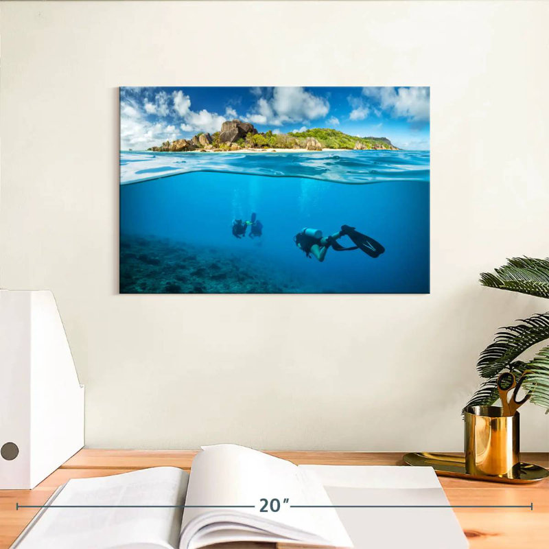 Sireci Diving, 8" H x 12" W
