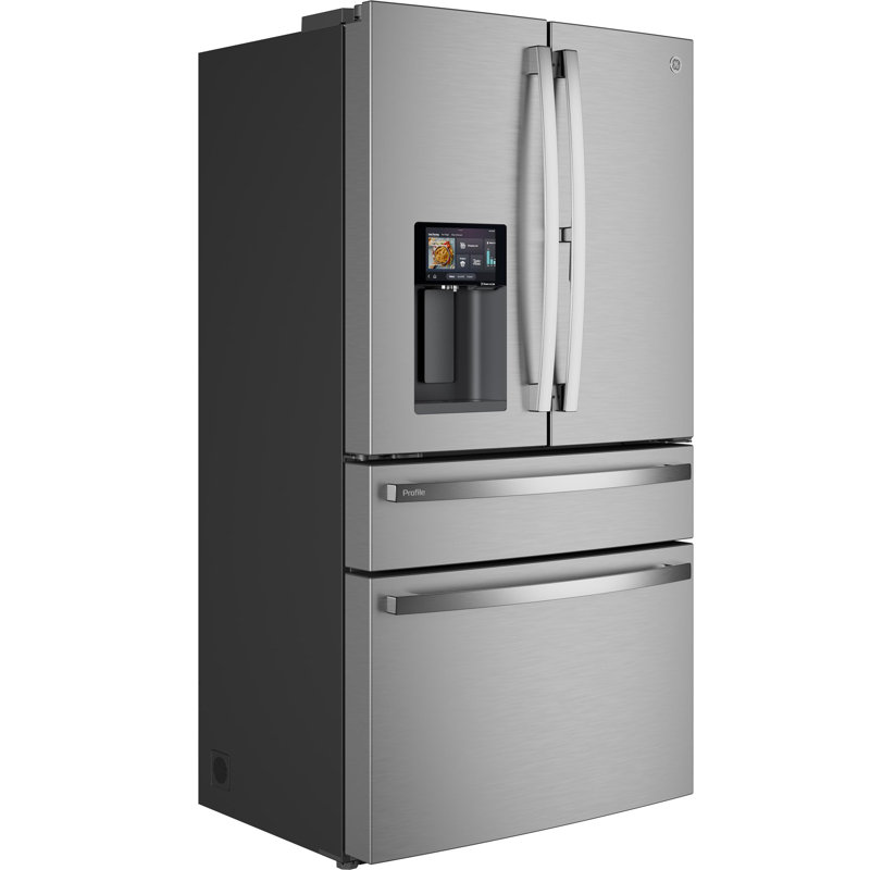 GE Profile ENERGY STAR 22.4 Cu. Ft. Smart Counter-Depth 4-Door French-Door Refrigerator with Kitchen Assistant