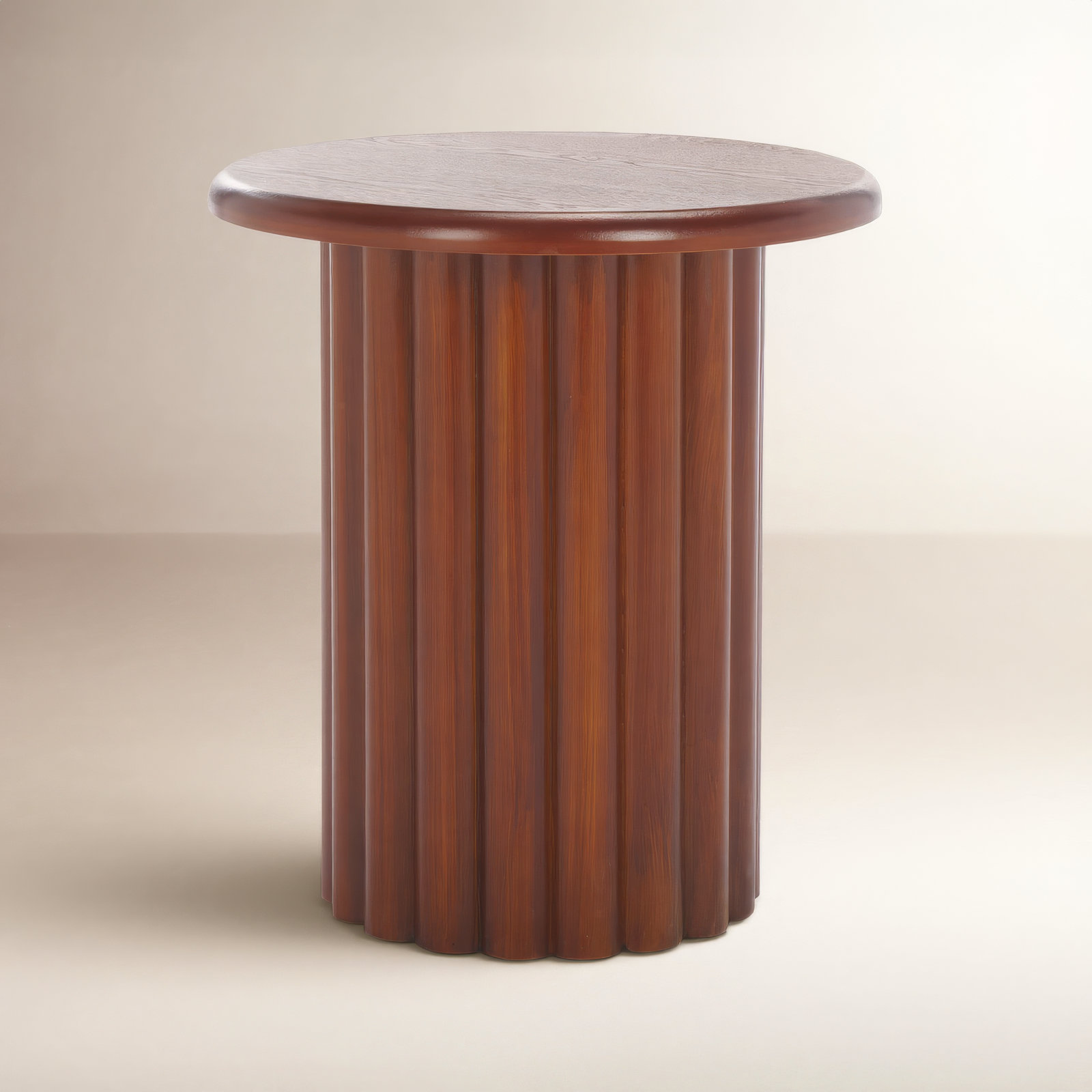 18" End Table, Walnut