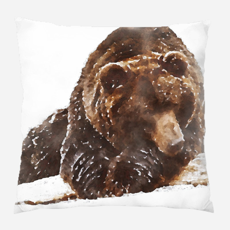 Outdoor Reversible Throw Pillow, Microsuede, Indoor 