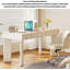 Bureau en pierre frittée de style crème-488747364