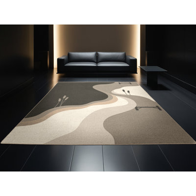 Tapis ombré décontracté à la machine Panameno