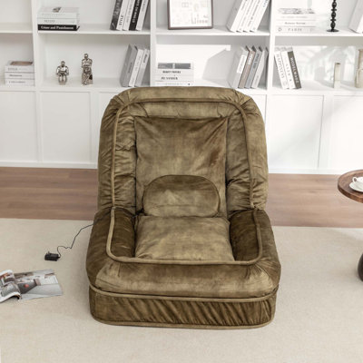 Lit pour chien rembourré pour adultes et animaux de compagnie, avec 5 positions réglables et coussin de massage, canapé pour fauteuil à billes