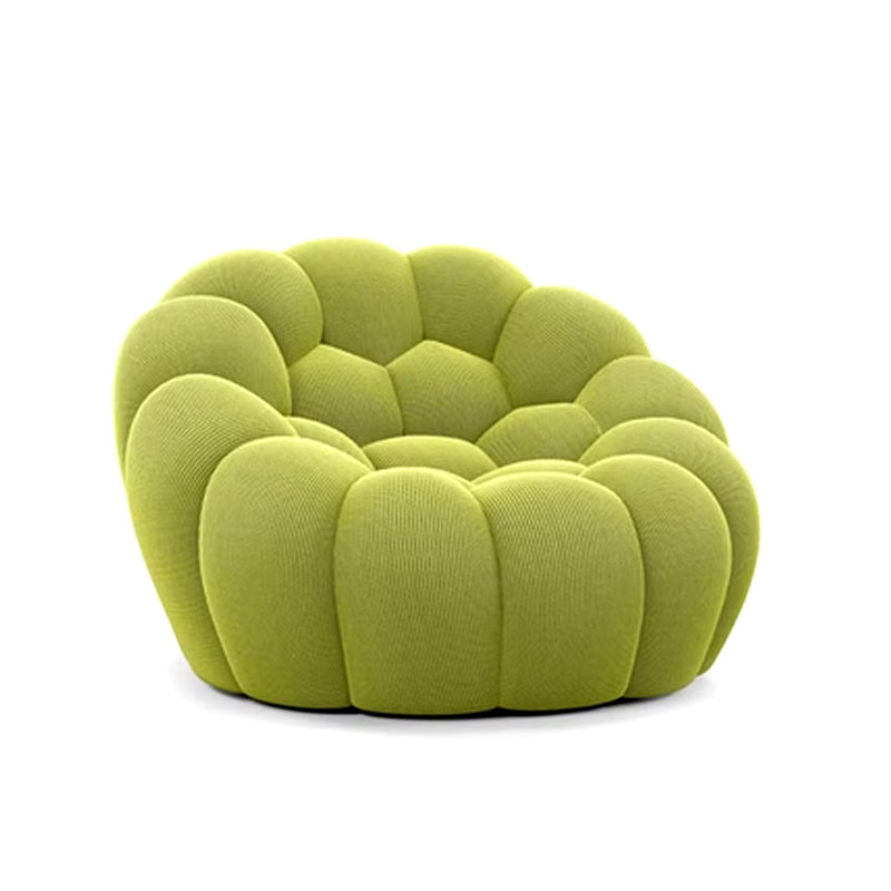 Infinity Lounge Chair, Green Fabric