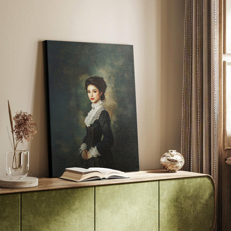 WOMEN Series CCXXVII - Toile tendue avec châssis Premium - Prêt à être accroché