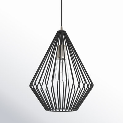 Garfield Single Light Metal Steel Dimmable Pendant