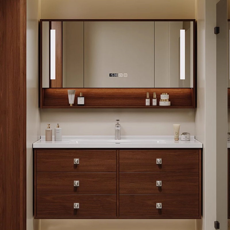 Medieval style retro bathroom cabinet