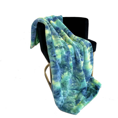 Northern Lights Knitted Throw Blanket