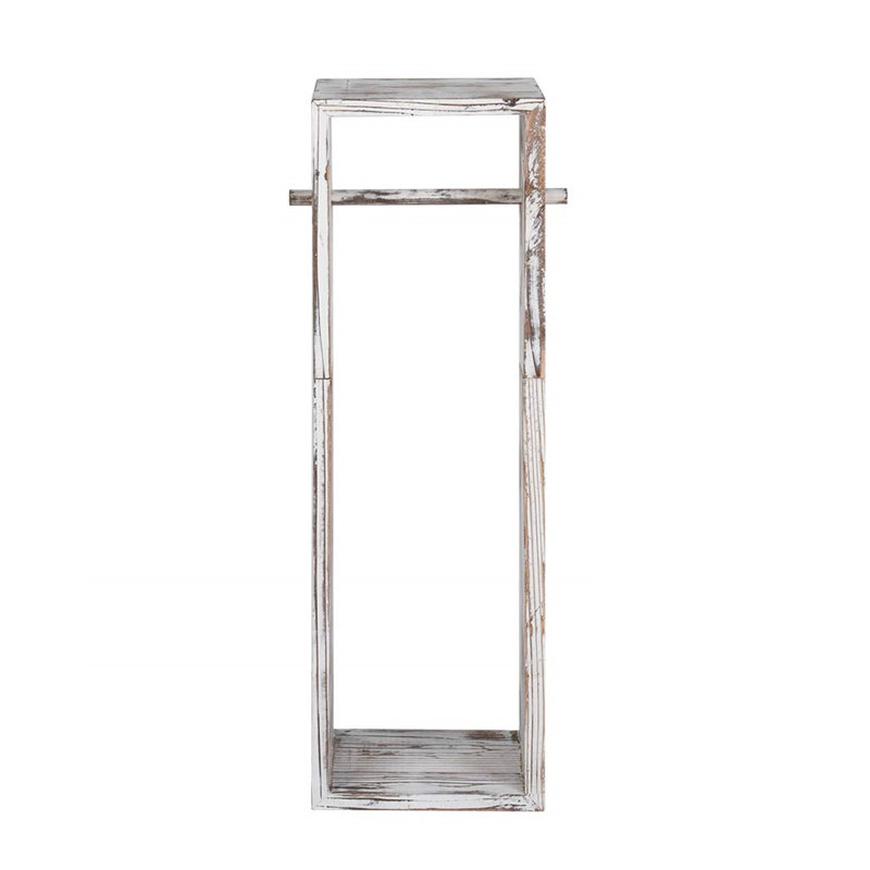 Porte-papier hygiénique sur pied, Blanc / gris