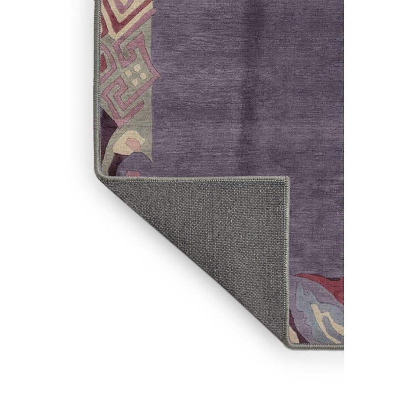 Tapis multicolore à motif abstrait Milamarie, Rectangle 7 pi x 9 pi