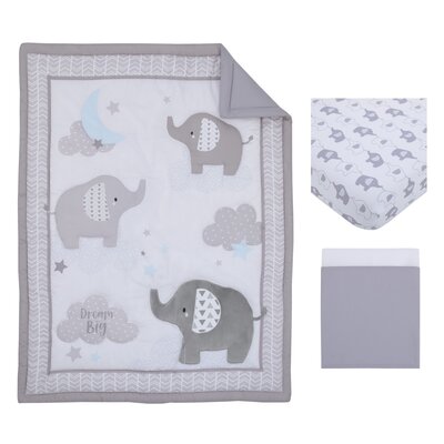 Elvis 3 - Piece Crib Bedding Set