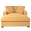 Méridienne surdimensionnée de 53,5 po x 70,9 po Mirod, chaise longue - conception classique, tissu doux, assemblage facile, structure durable avec pieds en bois massif-559881049
