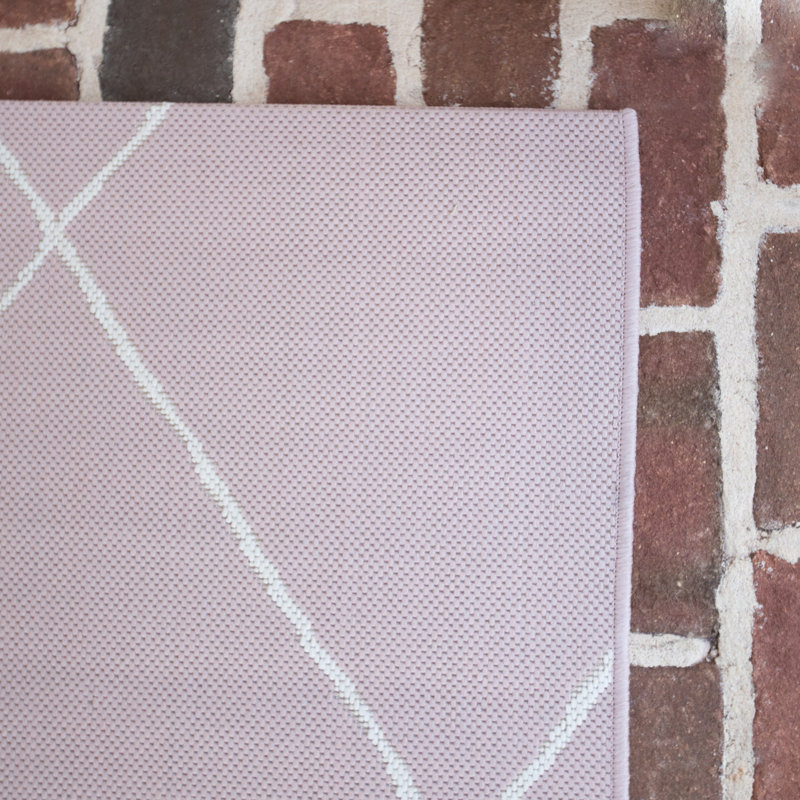 Wrought Studio Ammons Handmade Flatweave Pink Indoor/Outdoor Rug ...