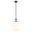 Luminaire suspendu 1 lumière avec verre transparent-111187497-111187494-111187495