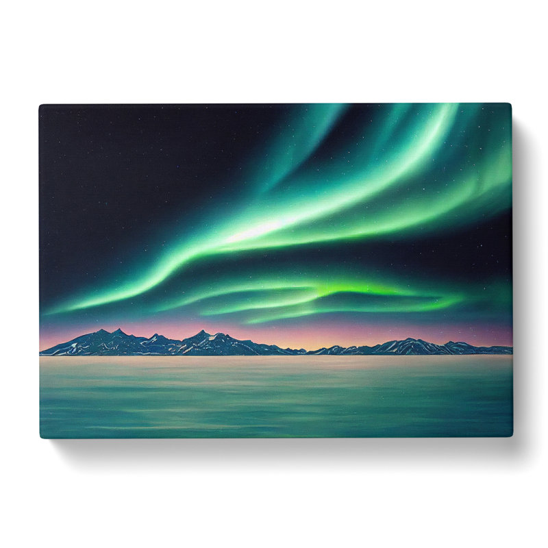 Adventurous Northern Lights - Wrapped Canvas