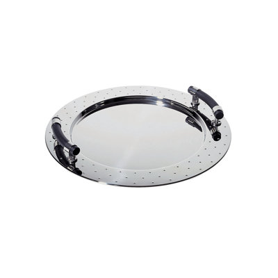 Round Tray with Handles