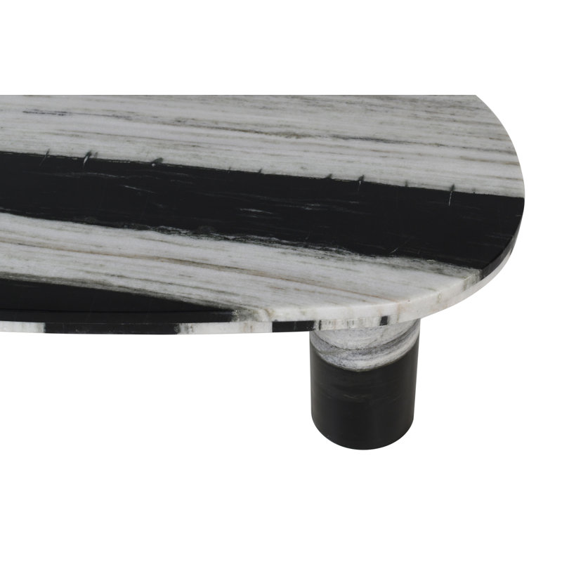 Messina Coffee Table, Panda Marble
