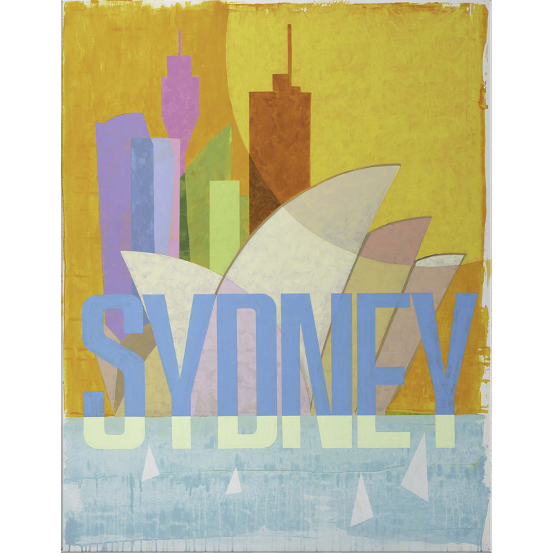 Sydney Print by Robert Robinson, 34.5" H x 26.5" W, Wrapped Canvas