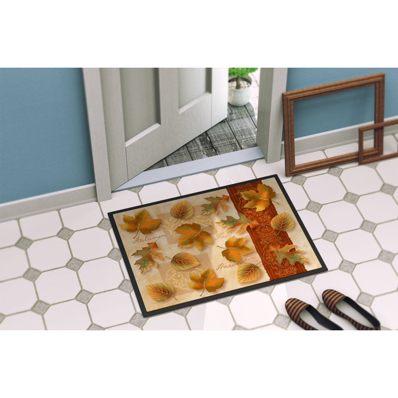 Tuttletown Non-Slip Thanksgiving Outdoor Doormat, Rectangle 2' x 3'