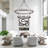 Gracie Oaks 40 - Light 2-Tiers Large Black Dimmable Wagon Wheel Chandelier Farmhouse Round Vintage Candle Style Dining Room Light Fixture with E12 Base Bulb for Living Room, Foyer, Entryway-1453401804-1453401803