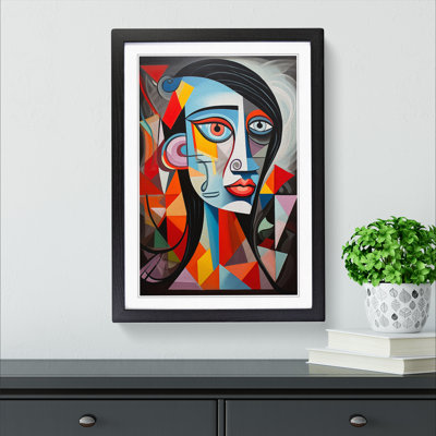 Pablo Picasso Contemporary - Single Picture Frame Print on Wood